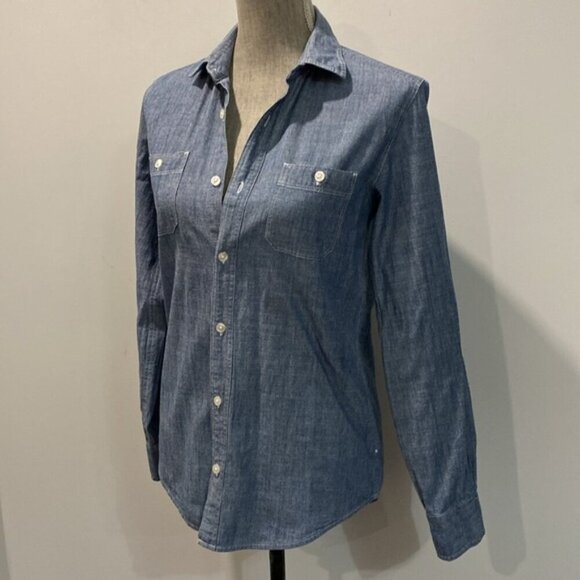 J Crew Western Denim Jean Shirt - Picture 4 of 14